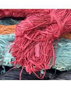 Raffia Hank Red 250G