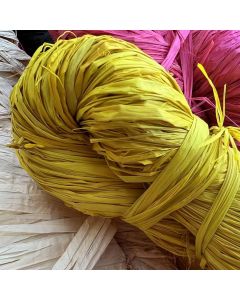 Raffia Hank Yellow 250G