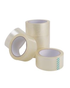 36 Rolls Adhesive Clear Packaging Sealing Tape 48mm x 75m