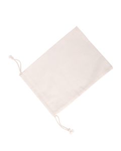 300pcs Calico Drawstring Bag 100x200mm Natural Cotton Pouches