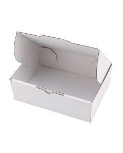 100pcs Full White 175 x 130 x 55mm Diecut Mailing Box