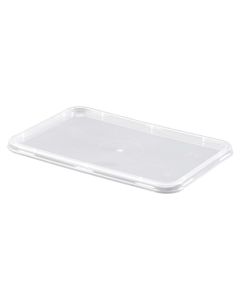FREEZER GRADE Lid to Suit Rectangular Containers (500-1000ML) 500/Carton
