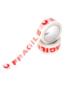 36 Rolls 48mmx75m Fragile Packaging Tapes Red/White