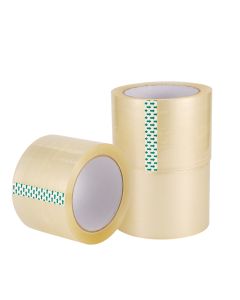 24 Rolls Adhesive Clear Packaging Sealing Tape 72mm x 75m