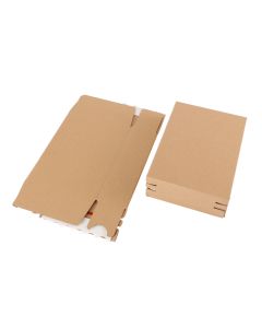 Self Sealing Box 220x160x77mm Brown Heavy Duty 100/ctn
