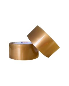 36 Rolls Natural Clear Rubber Packaging Tape 48mm X 75m