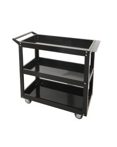 Tool Cart Picking Trolley 3-Tier Load capacity-300kg Black