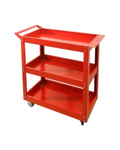 Tool Cart Picking Trolley 3-Tier Load capacity-300kg Red