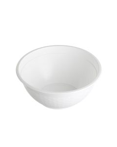 1050ML White Reusable Plastic Food Bowls 400/Carton