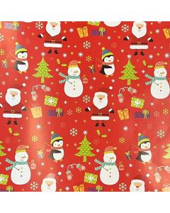 Wrapping Paper Roll 500mm X 60m Santa Claus 80GSM