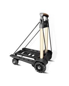 50KG Load Capacity Platform Folding Hand Trolley BLACK