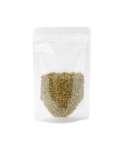 500x Clear Stand Up Pouches Zipper Bag 120x200mm 130um