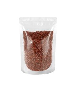 500x Clear Stand Up Pouches Zipper Bag 160x240mm 130um
