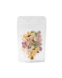 500x Clear Stand Up Pouches Zipper Bag 90x140mm 130um