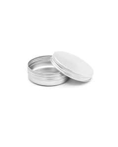 100ML Aluminium Tin Jar Base & Lid Screw Cap 100 per carton
