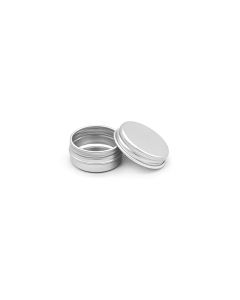 10ML Aluminium Tin Jar Base & Lid Screw Cap 100 per carton