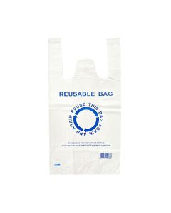 Medium Reusable Plastic Carry Bag 40um 700/Ctn