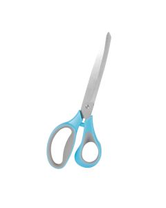 12x Blue Soft Grip 25.5cm Scissors 2.5mm Blade