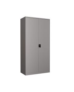 Grey Steel Storage Cupboard Lockable Cabinet 1850x905x460mm