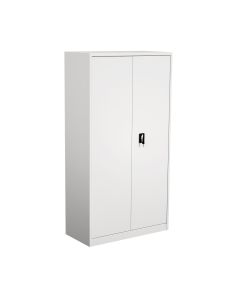 White Steel Storage Cupboard Lockable Cabinet 1850x905x460mm