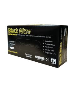 Black Nitro Powder Free Examination Nitrile Heavy Duty Gloves-2XLARGE 1000/ctn