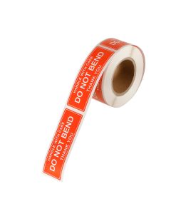 12Rolls DO NOT BEND Label 75x25mm RED 3000Labels