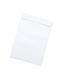 250pcs White Peel n Seal Envelopes 380x255mm 100GSM