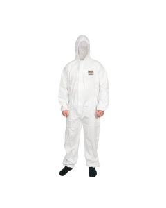 Disposable Coveralls SMS Type 5-6 Size Large 50GSM 50pcs/Carton