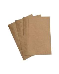 500pcs C5 Brown Kraft Lick & Stick ECO Recycled 162mm x 229mm