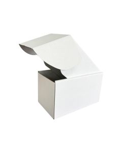 100pcs Full White 170 x 100 x 90mm Diecut Flat Mailing Box