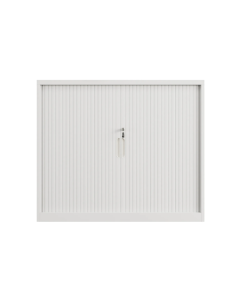 Steel Tambour Storage Box White Cupboard 1016x1200x473mm
