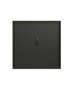 Steel Tambour Storage Box Black Cupboard 1200x1200x473mm
