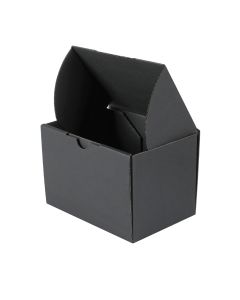 100pcs Full Black 150 x 100 x 100mm Diecut Mailing Box