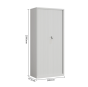 Steel Tambour Storage Box White Cupboard 2000x900x473mm