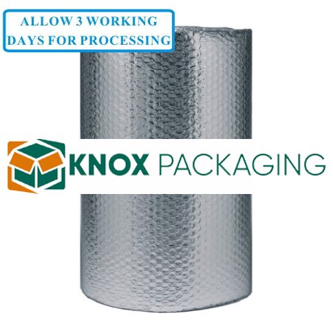 Foil 1500mm Bubble Wrap 10mm Bubbles
