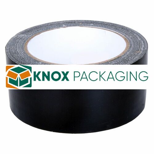 24 rolls Black Cloth Tape 48mm x 25m
