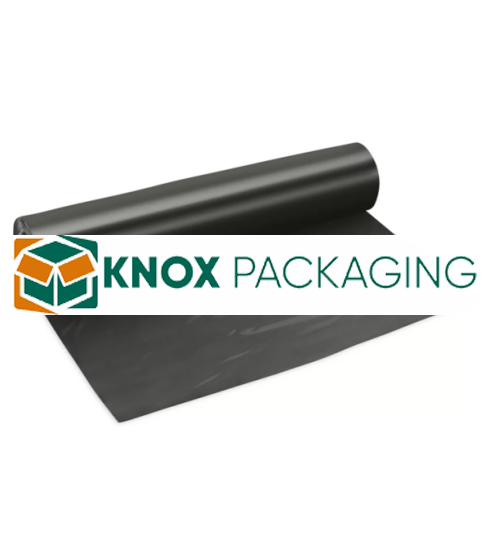 LDPE Plastic Sheeting Black Roll 1680mm x 840mm 35um 250 Sheets